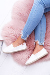 Espadryle Damskie Pleciona Podeszwa Białe Big Star DD274A148