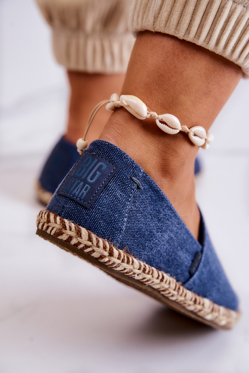 Klasyczne Espadryle Big Star JJ274902 Niebieskie