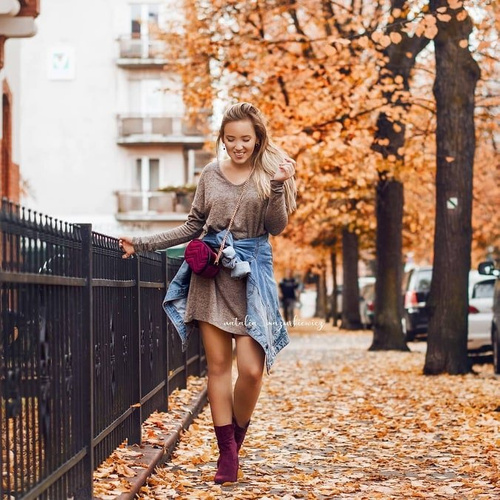 Botki Damskie Na Słupku Zamsz Bordowe Endless