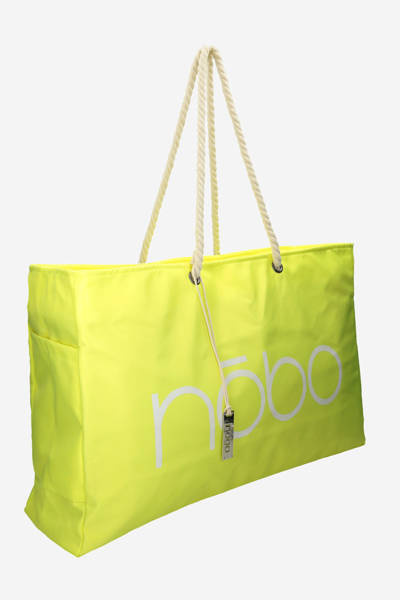 Duża Torba Sportowa NOBO XP0331-C008 Limonkowa