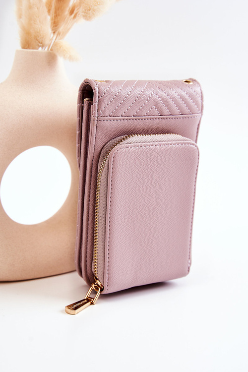 Elegancka Pikowana Torebka Monnari ETUA040-014 Fioletowa