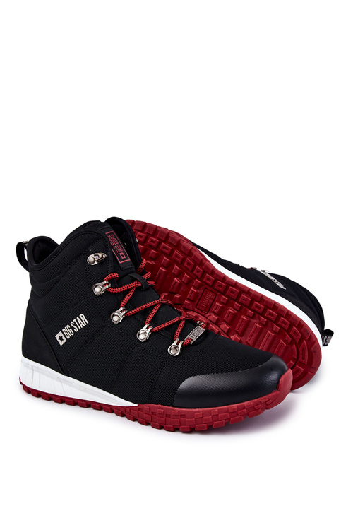 Męskie Buty Trekkingowe Memory Foam Big Star KK174112 Czarne