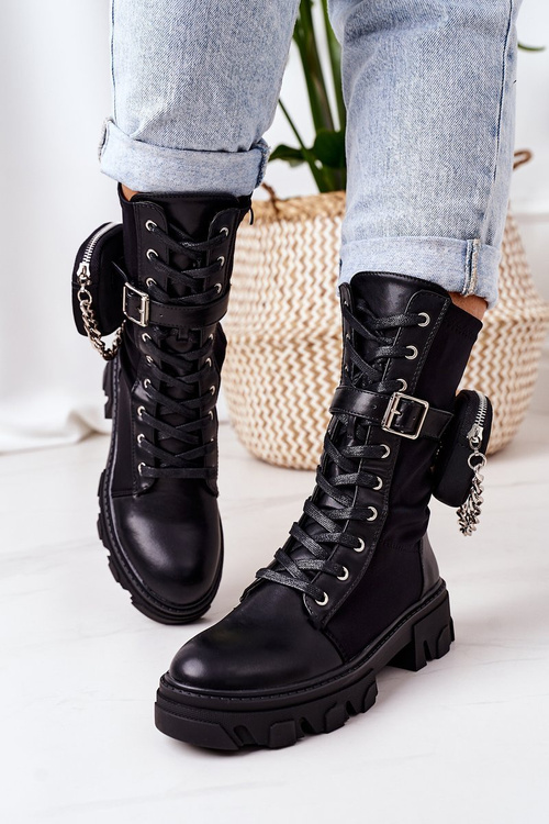 Ocieplane Workery Z Nerką Czarne Look At Me