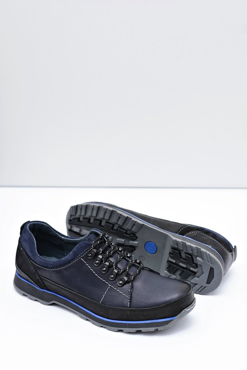 Półbuty Męskie Granatowe Outdoor Ivar