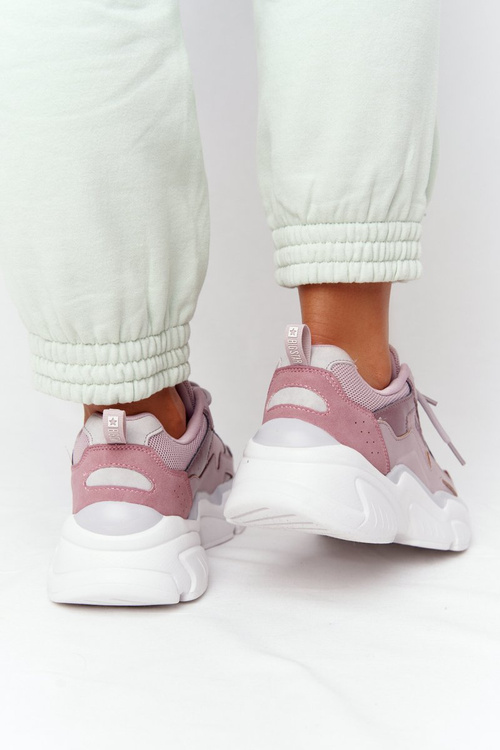 Damskie Sportowe Buty Memory Foam Big Star HH274258 Fioletowe