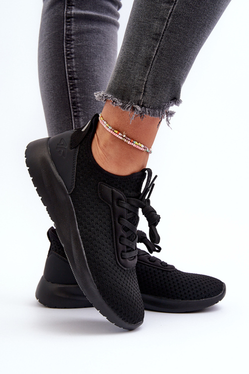 Buty Sportowe Sneakersy Damskie 4F 4FRSS24FLOWF055 Czarne