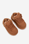 Dziecięce Sneakersy Ocieplane Futerkiem Camel Mireen