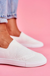 Damskie Tenisówki Slip-on Białe Big Star FF274A608