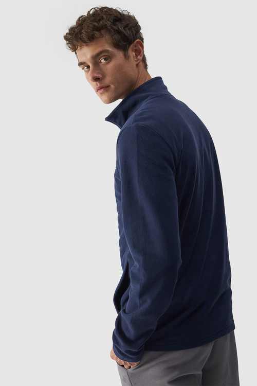 Polar Męski Regular Ze Stójką 4F 4FWMM00TFLEM289-31S Granatowy