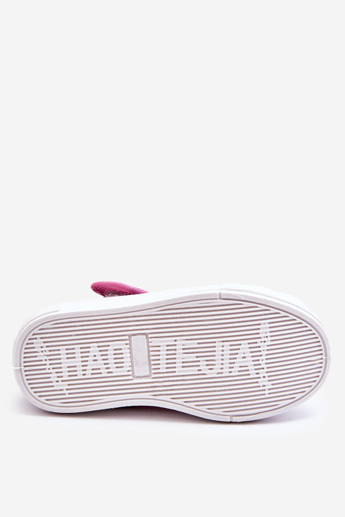 Dziecięce Baleriny W Kwiatuszki Granatowo-Różowe Noah