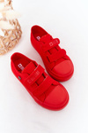 Dziecięce Trampki Na Rzepy Big Star FF374097 Czerwone