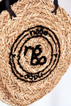Pleciona Okrągła Torebka NOBO XK0280 Beżowa