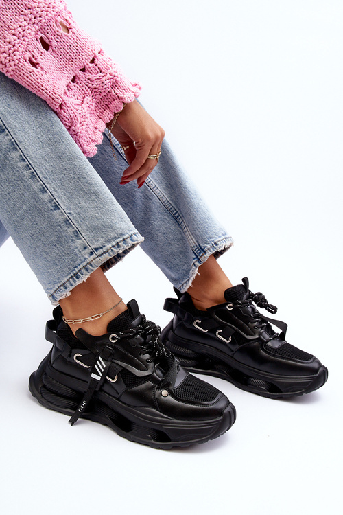 Sneakersy Damskie GOE NN2N4040 Czarne