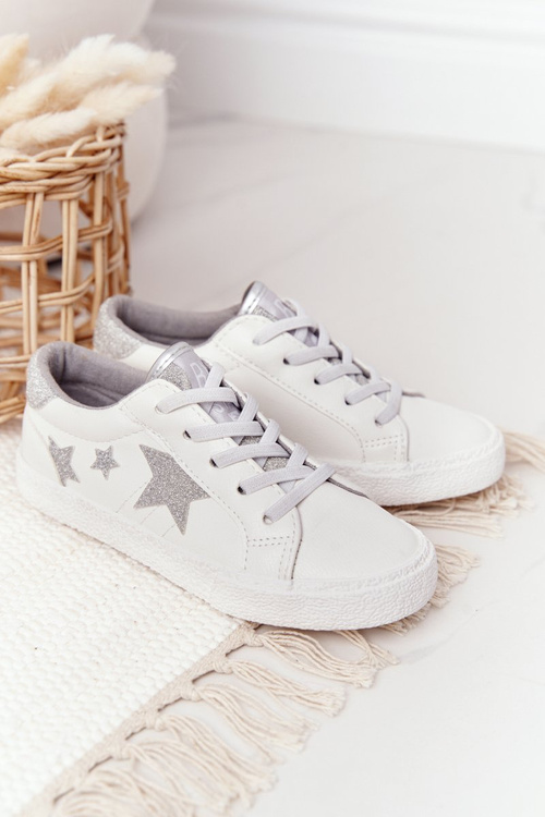 Dziecięce Wsuwane Trampki Big Star Białe FF374034