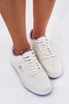 Sneakersy Damskie Big Star RR274A245 HI-POLY SYSTEM Biało-Fioletowe