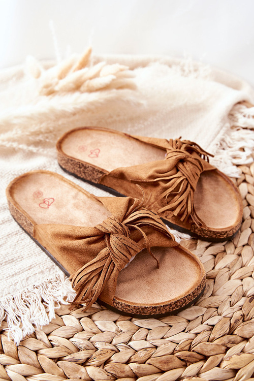 Klapki Na Korkowej Podeszwie Camel Taryne