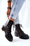 Botki Damskie Workery Czarne Magris