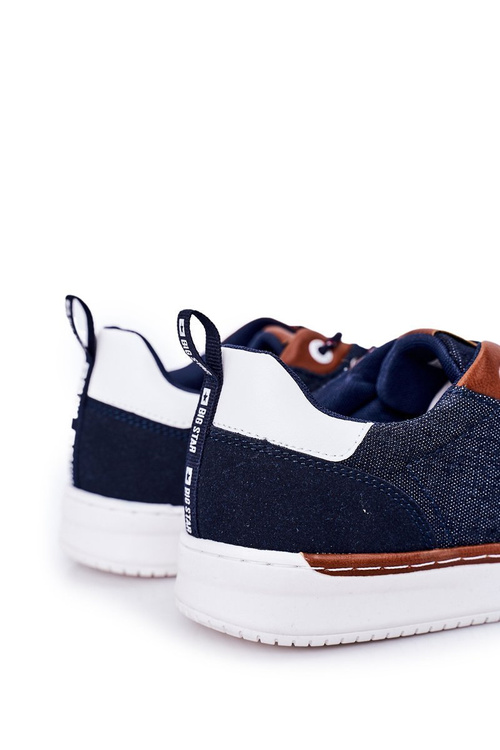 Męskie Tenisówki Big Star HH174163 Granatowe