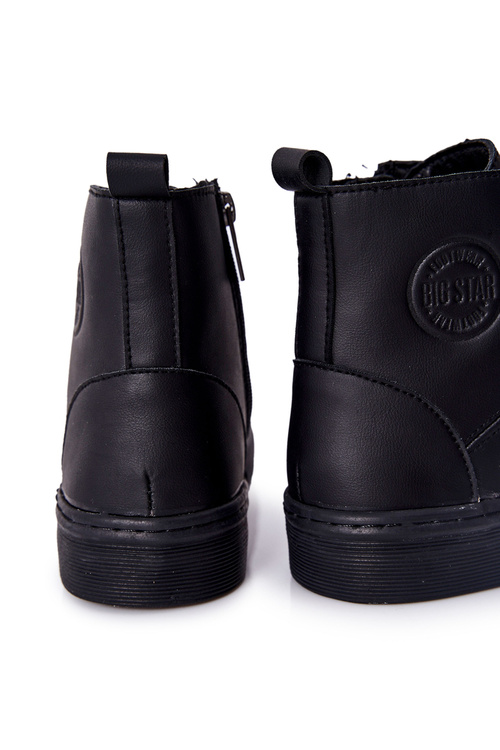 Męskie Wysokie Trampki BIG STAR II174048 Czarne