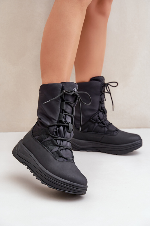 Damskie Śniegowce INUA Z Ociepliną Primaloft 4F 4FRAW24FSBSF012 Czarne