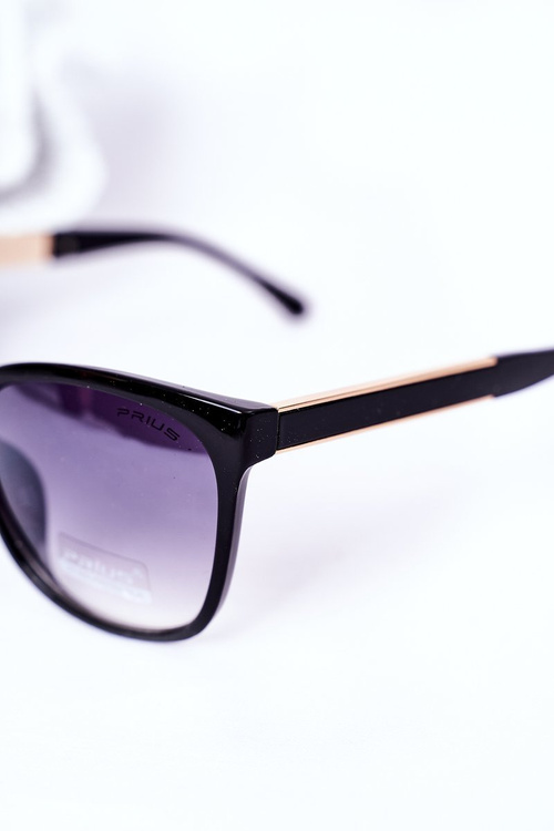 Okulary Przeciwsłoneczne Czarne Z Szarym Ombre