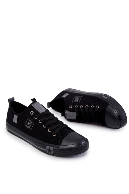 Męskie Niskie Trampki Big Star JJ174139 Czarne