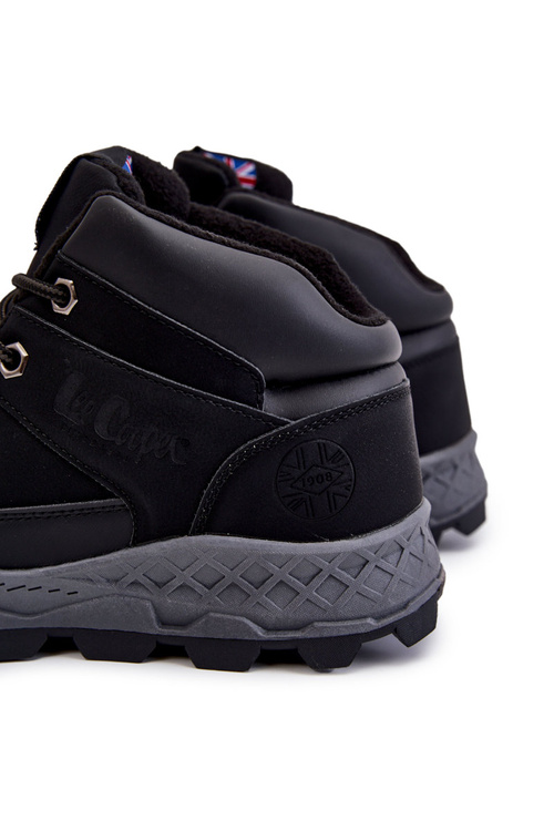 Męskie Ocieplane Botki Trapery Lee Cooper LCJ-22-01-1391 Czarne