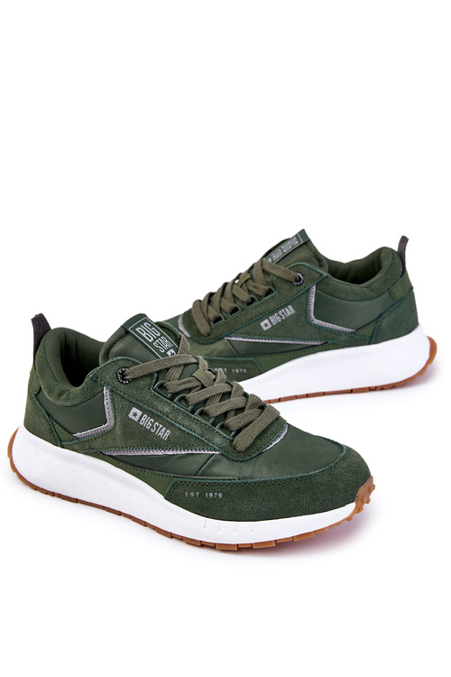 Męskie Sportowe Buty Big Star KK174020 Zielone