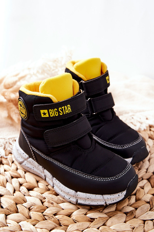 Dziecięce Śniegowce Memory Foam Big Star II374070 Czarne