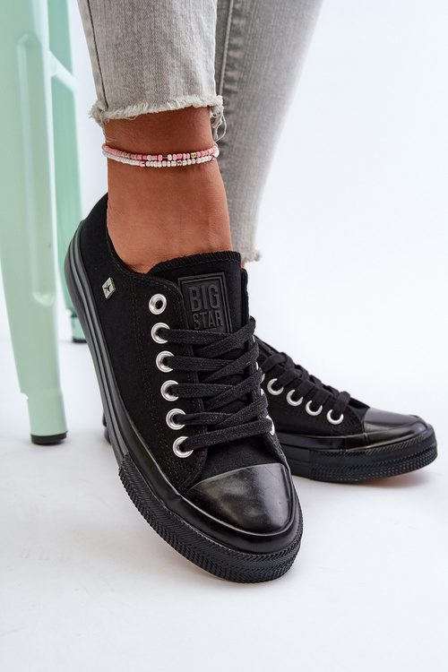 Klasyczne Trampki Damskie Big Star NN274284 Czarne