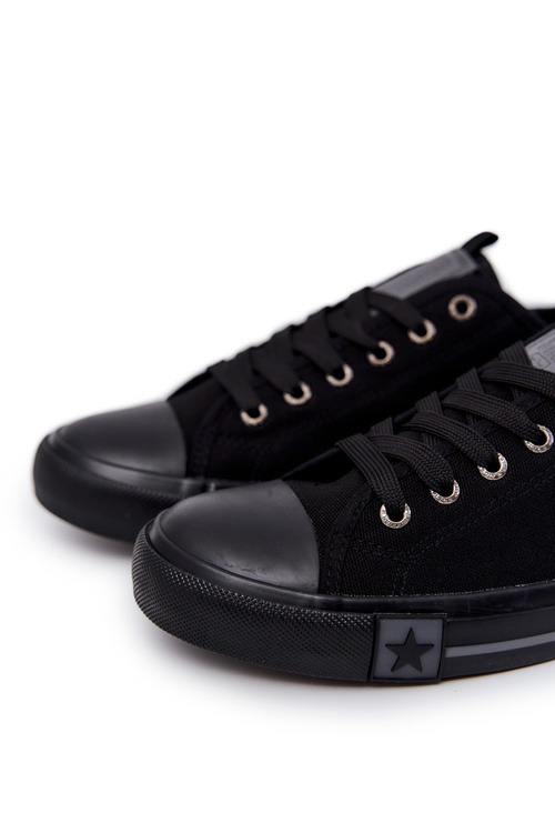 Męskie Niskie Trampki Big Star JJ174139 Czarne