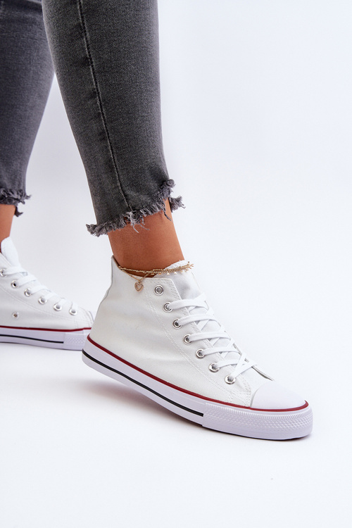 Trampki Damskie Białe Socerio