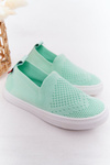 Dziecięce Wsuwane Tenisówki Slip-On Big Star HH374101 Miętowe