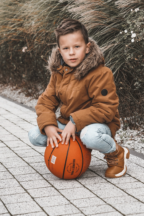 Dziecięce Botki Trapery Ocieplane Na Suwak Camel Marvin