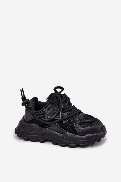 Buty Sportowe Sneakersy Dziecięce Czarne Tilvianea