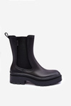 Matowe Kalosze Botki Big Star MM274695 Czarne