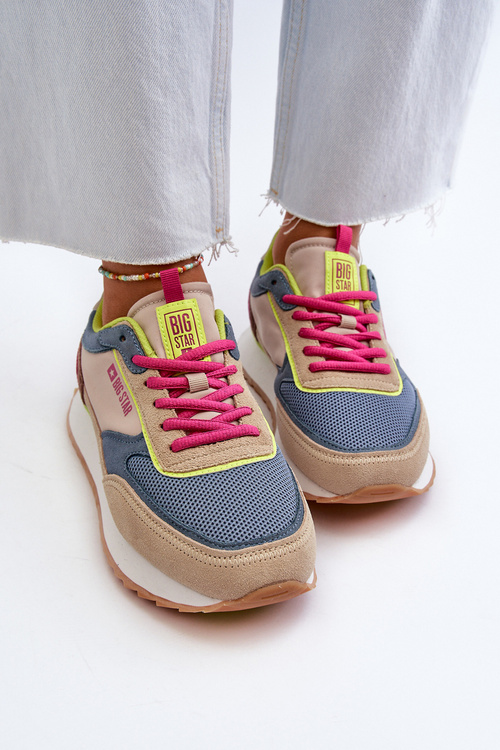 Sneakersy Damskie Memory Foam System Big Star NN274692 Multikolor