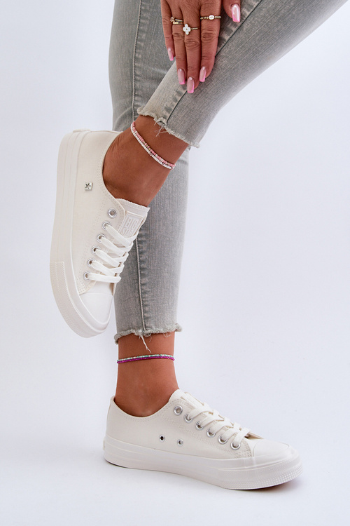 Klasyczne Trampki Damskie Big Star NN274285 Białe