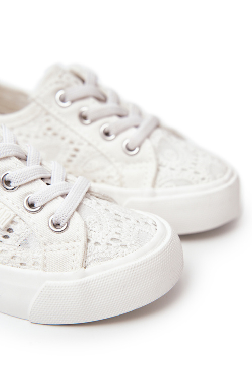 Trampki Ażurowe Big Star JJ374134 Białe