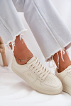 Sneakersy Damskie Big Star RR274A243 HI-POLY SYSTEM Beżowe