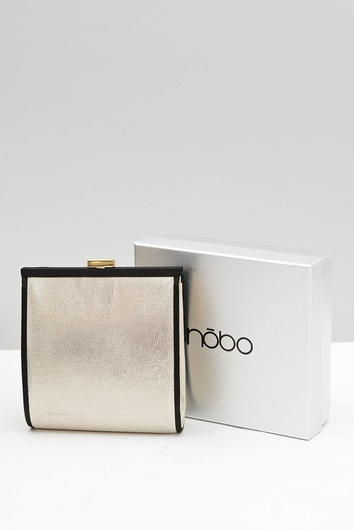 Damska Mała Złota Torebka Nobo Kokarda