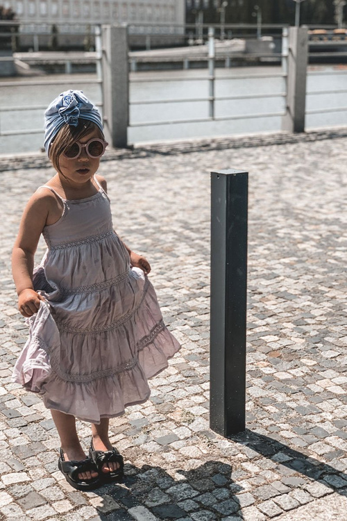 Dziecięce Sandały Ze Ściągaczem Czarne Bubble Gum