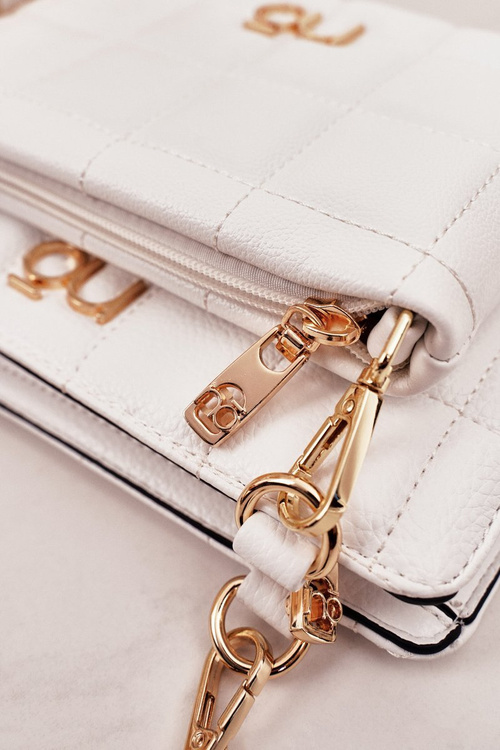 Wielofunkcyjna Pikowana Torebka Listonoszka NOBO NBAG-K1300 Biała