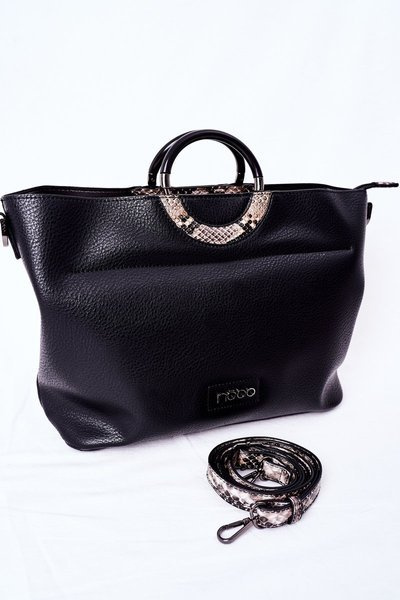 Torebka Shopper Do Ręki NOBO K3520 Czarna