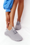 Damskie Sportowe Buty Slip-on Szare Do It