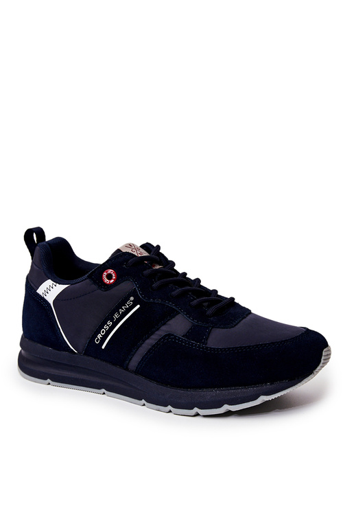 Męskie Buty Sportowe Cross Jeans JJ1R4015C Granatowe