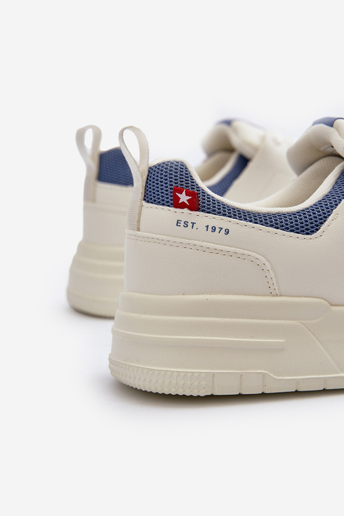 Sneakersy Męskie Memory Foam System Big Star NN174150 Jasnobeżowe