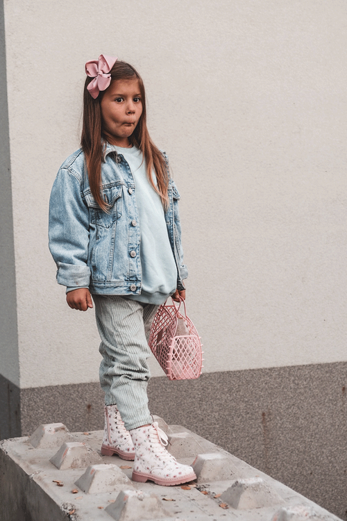 Ocieplane Botki Dziecięce Na Suwak Różowe Dolida