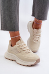 Sneakersy Damskie HI-POLY SYSTEM Big Star NN274A105 Beżowe 