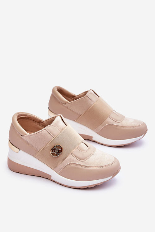 Damskie Wsuwane Buty Sportowe Beżowe Jonas